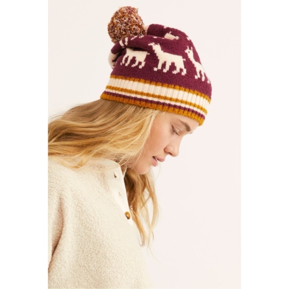 Free People Accessories - Free People Alpaca My Bags Pompom Beanie
